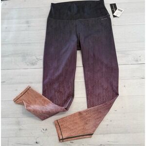 AR33 alpha high waisted leggings grey purple ombré women's medium‎